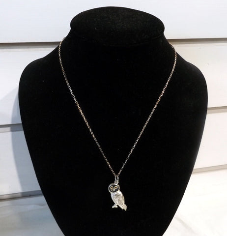 Silver pendant or brooch - Owl