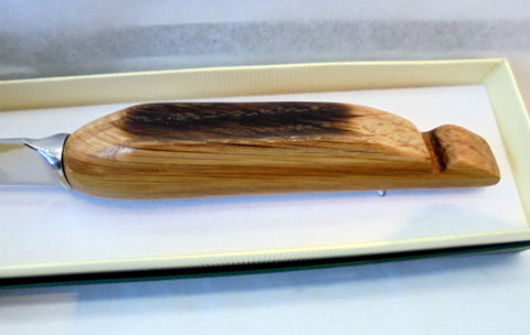 Cheese knife - Whisky Barrel Stave handle #21
