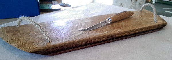 Cheese Set - Whisky barrel staves