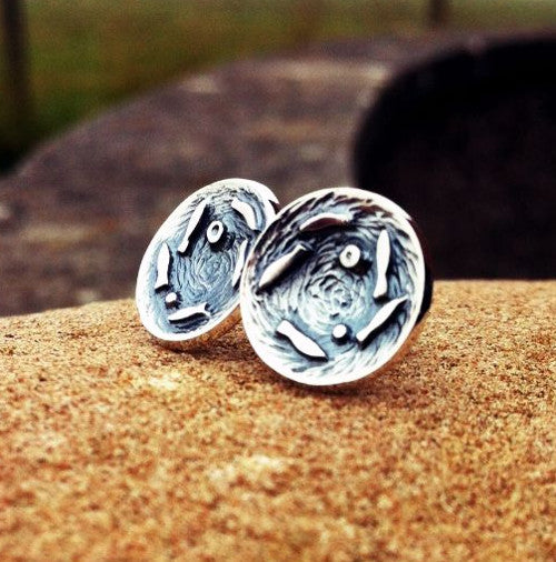 Silver Darlings - stud earrings