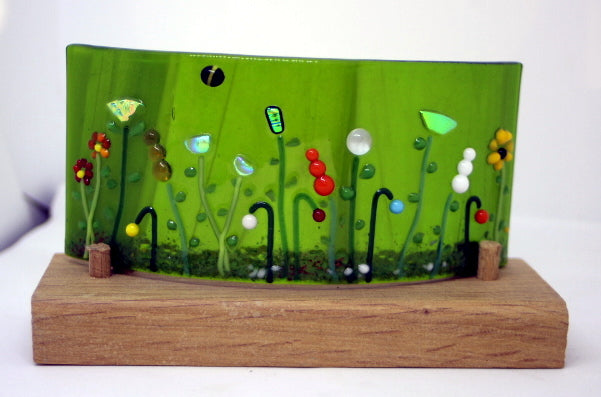Glass Panel - Meadow Flowers