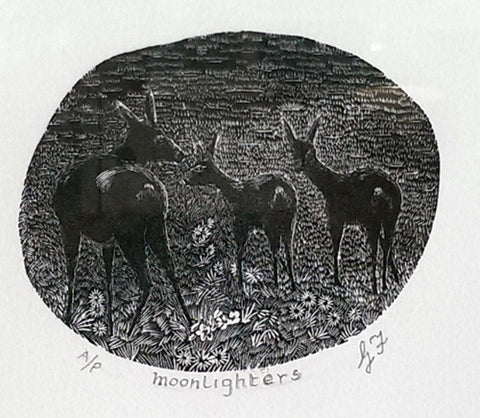 Etching - "Moonlighters"