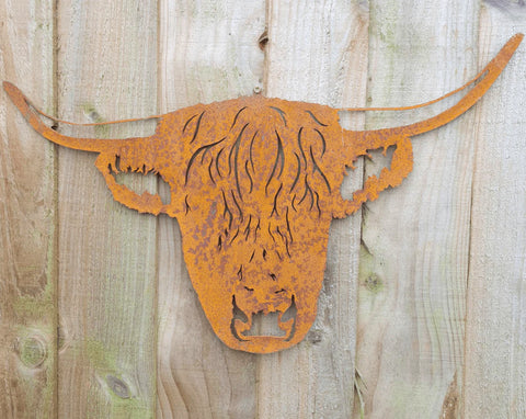 Metal Decoration - Highland Cow Wall Hanger