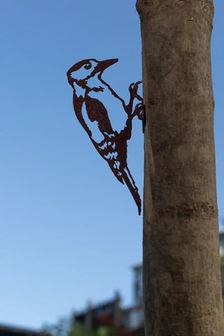 Metal Decoration - Woodpecker Wall Mount